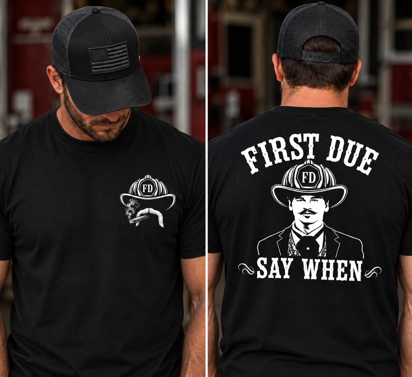 Say when short sleeve T-shirt