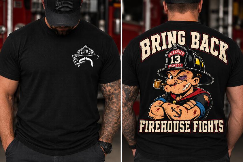 Bring back firehouse fights short sleeve T-shirt