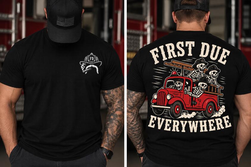 First due everywhere short sleeve T-shirt