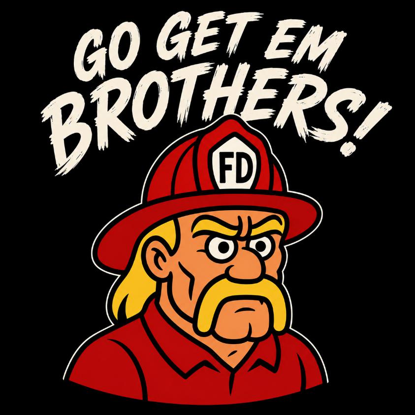Go get em brothers! short sleeve T-shirt